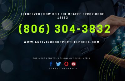 [Resolved] How do I fix McAfee error code 12152