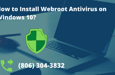 How to install Webroot  on  Windows 10?