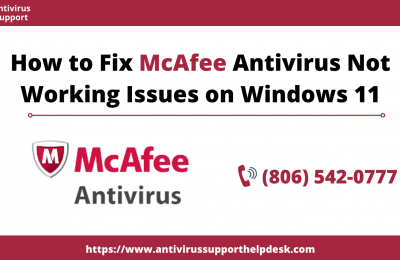 Fixed: McAfee Antivirus Not Working Problems On Windows 11