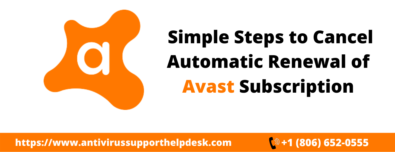 How to cancel automatic renewal of Avast subscription