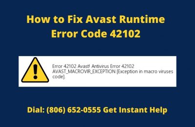 How to Fix Avast Runtime Error Code 42102 – Avast! Antivirus Error 42102