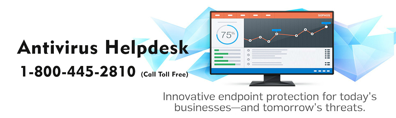 Antivirus support helpdesk banner